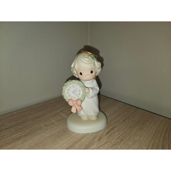 1998 Enesco Precious Moments "Time For A Holy Holiday" 455849 Porcelain Figurine - Picture 1 of 5